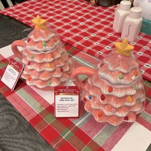 Mr. Christmas 90th Anniversary Nostalgic Pink Christmas Tree Mug